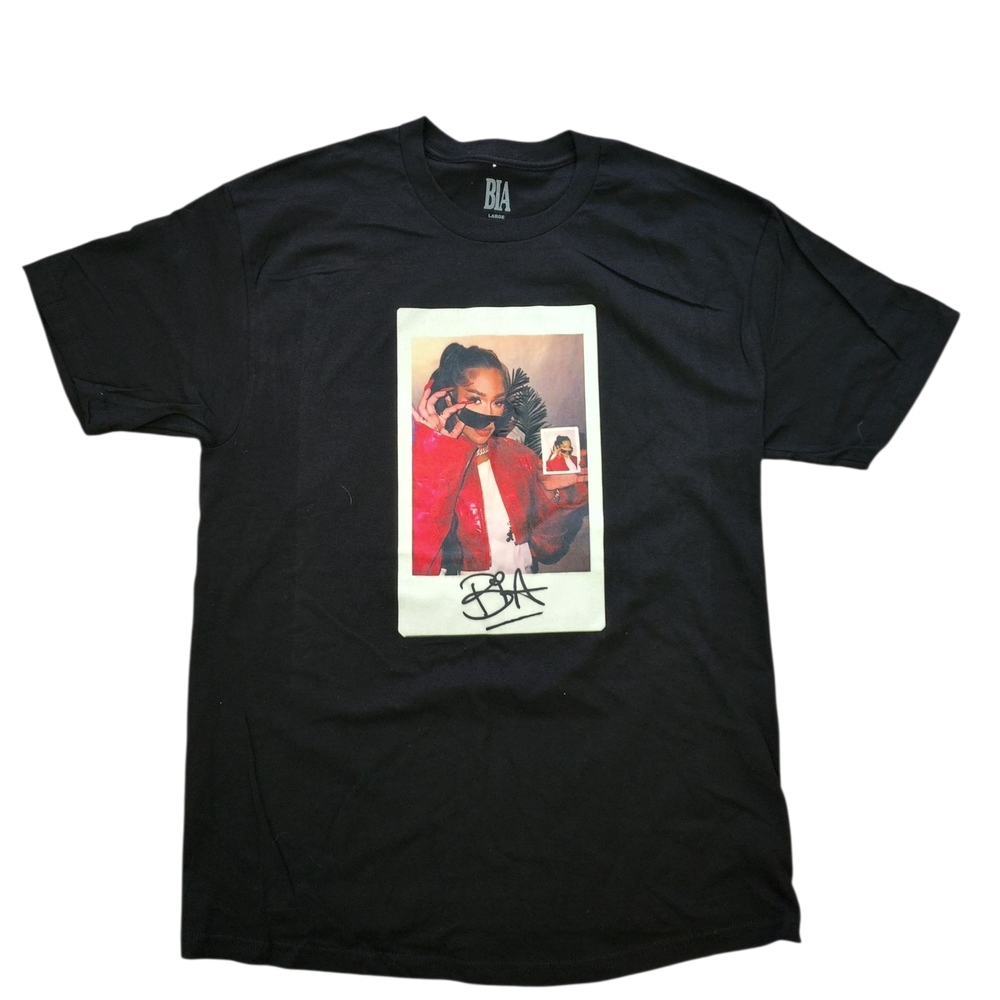 Black Graphic Tee for Men